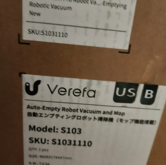Verefa vacuum/mop robot - Picture 2 of 11